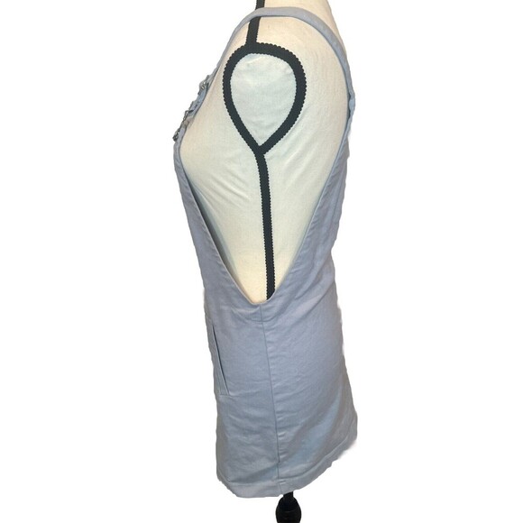 Women’s Harper Heritage BLUE Light Wash Denim Straps Overalls Dress Sz Small - Picture 2 of 9